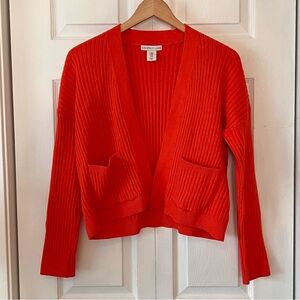 Sincerely Jules Red Ribbed Cardigan